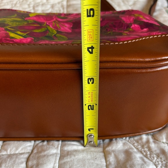 NWOT Patricia Nash Nova Bougainvillea Along the Coast Leather Crossbody - Picture 9 of 9